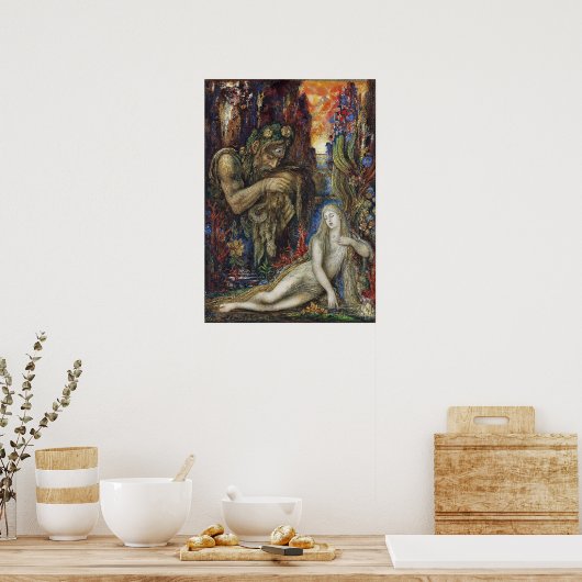 Galatea Gustave Moreau Waterverf Poster (Keuken)