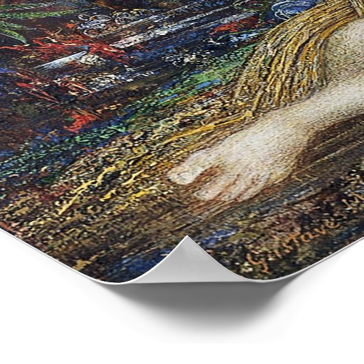 Galatea Gustave Moreau Waterverf Poster (Hoek)