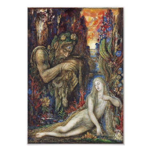 Galatea van Gustave Moreau Foto Afdruk (Voorkant)