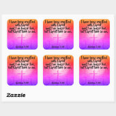 Galaten 2:20 Christelijke Bijbel Schrift Stickers (Vel)