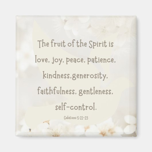 Galaten 5:22-23 2" magneet (Voorkant)