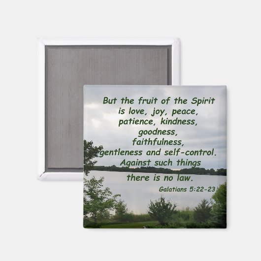 Galaten 5:22-23 magneet (Voorkant / Achterkant)