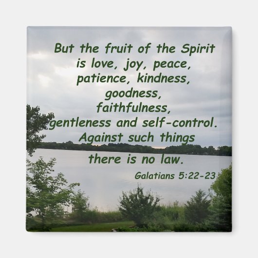 Galaten 5:22-23 magneet (Voorkant)