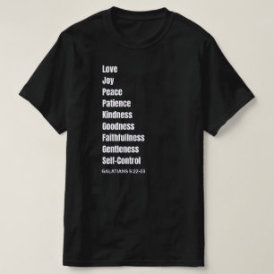 GALATEN 5:22-23 wit Mannen T-shirt