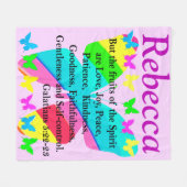 GALATEN 5 GEPERSONALISEERDE FLEECE DEKEN (Voorkant (Horizontaal))