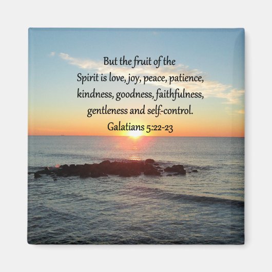 GALATEN 5 VRUCHTEN VAN DE GEEST MAGNEET (Voorkant)