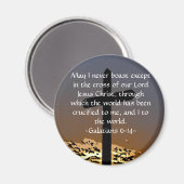 Galaten 6:14 magneet (Voorkant / Achterkant)