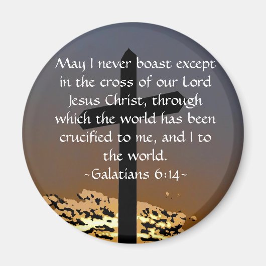 Galaten 6:14 magneet (Voorkant)