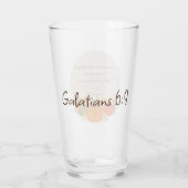 Galaten 6:9 Oogst Herfst Kabouter Pompoen Dankbaar Glas (Achterkant)