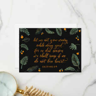 Galaten 6v9 Verlies de moed niet Bedankkaart