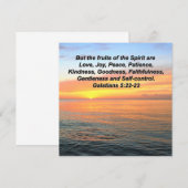 GALATEN UITVLOEISEL VAN DE GEEST BIJBELVERS KAART (Voorkant / Achterkant)