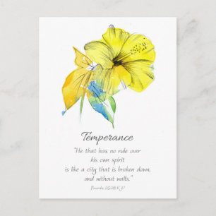Galaten Vrucht van de Geest Schrift Hibiscus Briefkaart