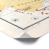  Galati Roemenië Map (1914) Poster (Hoek)