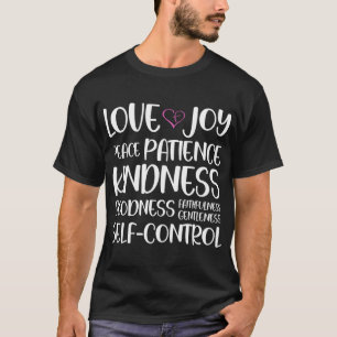 galatianen 5 22 cadeau voor christenen - vruchten t-shirt