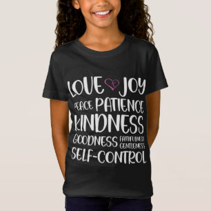 galatianen 5 22 cadeau voor christenen - vruchten  t-shirt
