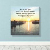 GALATIANEN 5 SUNSET FOTO CANVAS AFDRUK (Insitu (Houten vloer))