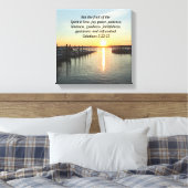 GALATIANEN 5 SUNSET FOTO CANVAS AFDRUK (Insitu (Slaapkamer))