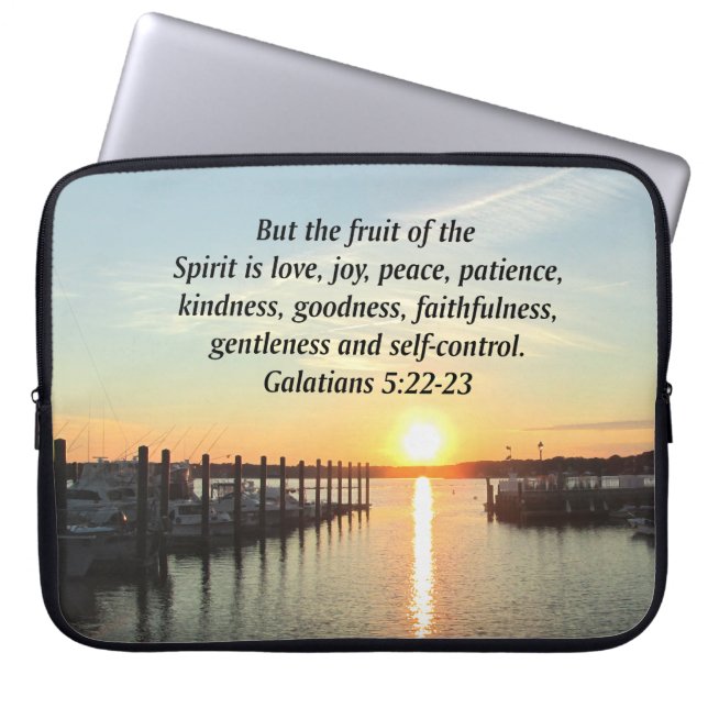 GALATIANEN 5 SUNSET FOTO LAPTOP SLEEVE (Voorkant)