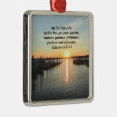 GALATIANEN 5 SUNSET FOTO METALEN ORNAMENT (Rechts)