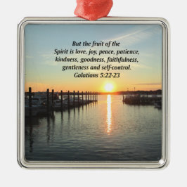 GALATIANEN 5 SUNSET FOTO METALEN ORNAMENT