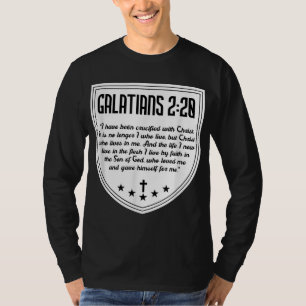 Galatians 220 Sint Paulus Bijbelvers Jezus Christu T-shirt