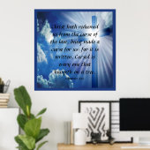 Galatians 3:13 poster (Thuiskantoor)