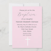 Galatians 3:26 Lamb met Baptism Invitation Scriptu Kaart (Achterkant)