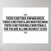 Galatians 3:28 poster (Voorkant)