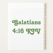 Galatians 4:16 bijbelplanner Verse Calendar Planner (Achterkant)