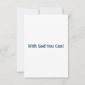 Galatians 4:19 KJV Bijbel Verse Flat Greeting Kaart (Achterkant)