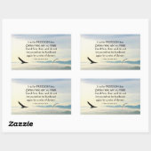 Galatians 5:1 voor FREEDOM Christus heeft ons bevr Rechthoekige Sticker (Vel)