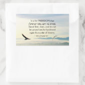 Galatians 5:1 voor FREEDOM Christus heeft ons bevr Rechthoekige Sticker (Tas)