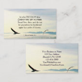 Galatians 5:1 voor FREEDOM Christus heeft ons bevr Visitekaartje (Voorkant / Achterkant)