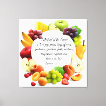 Galatians 5:22-23 canvasafdruk