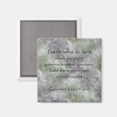 Galatians 5:22-23 ~ Fruit of the Spirit Magneet (Voorkant / Achterkant)