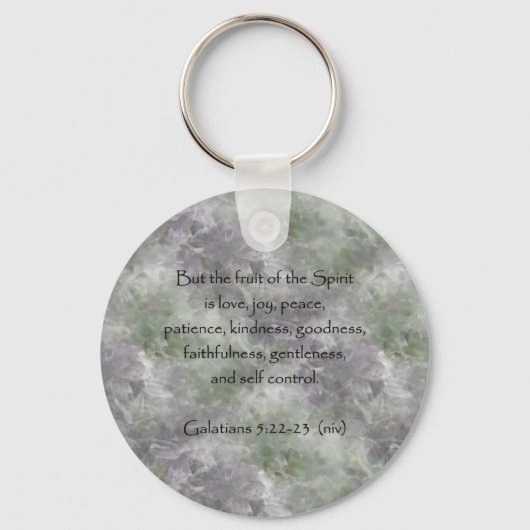Galatians 5:22-23 ~ Fruit of the Spirit Sleutelhanger (Voorkant)