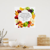 Galatians 5:22-23 Poster (Keuken)