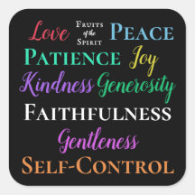 Galatians 5:22-23 Sticker