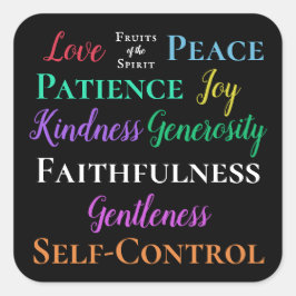Galatians 5:22-23 Sticker