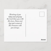 Galatians 5:22-23 The Fruit of the Spirit Briefkaart (Achterkant)