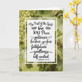 Galatians 5:22-23 The Fruit of the Spirit Kaart (Gele Bloem)