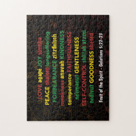 GALATIANS 5:22-23 Vruchten van gedistilleerde Chri Legpuzzel