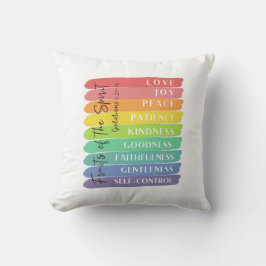 Galatians 5:22-23 Vruchten van gedistilleerde dran Kussen