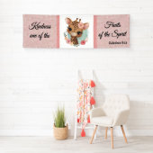  Galatians 5:22 Kindness Whimsical Animal Banner (Insitu)