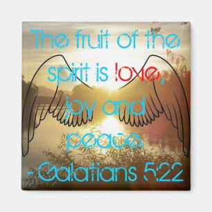 Galatians 5:22 Magnet