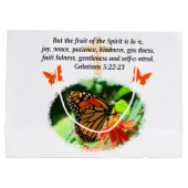 GALATIANS 5 BUTTERFLY FOTO-ONTWERP GROOT CADEAUZAKJE (Achterkant)