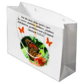 GALATIANS 5 BUTTERFLY FOTO-ONTWERP GROOT CADEAUZAKJE (Achterkant Gekanteld)