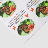 GALATIANS 5 BUTTERFLY FOTO-ONTWERP TISSUEPAPIER (Detail)