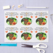 GALATIANS 5 BUTTERFLY FOTO-ONTWERP TISSUEPAPIER (Craft)