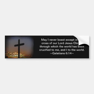 Galatians 6:14 bumpersticker
